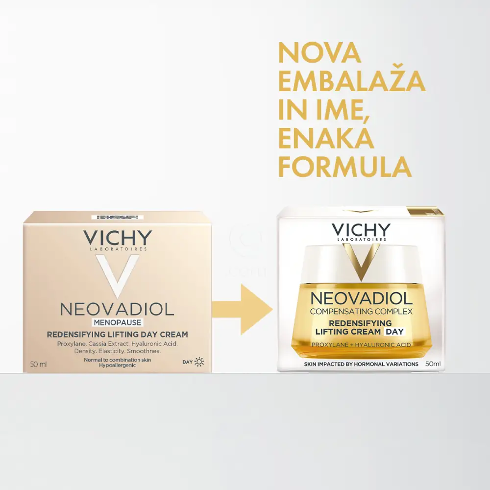 Vichy Neovadiol, dnevna nega za gostoto in polnost kože v menopavzi - za normalno in mešano kožo (50 ml)